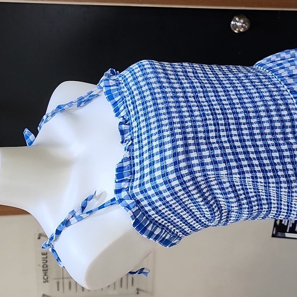 Draper James smocked gingham dress - Picture 3 of 3